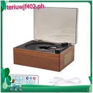 Retro CD Player Rechargeable Support CD BT USB 3.5mm AUX Portable CD Player Bluetooth-Compatible 5.0