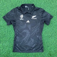 [L] Original Adidas Player Issue New Zealand All Blacks RWC 2023 Performance Jersey/ Baju Jersi Ragbi Original