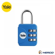 Yale YP1/28/121/1B - Combination padlock Blue