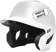 3N2 Pro Clutch Baseball Helmet - Ventilated High-Impact Shell, Moisture-Wicking Padding - Matte, Whi