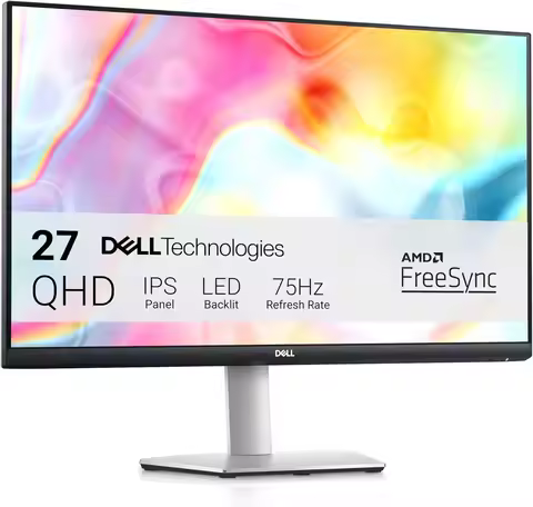 S2722DC Monitor - 27-inch WQHD (2560x1440) 75Hz 4Ms Display, FreeSync,