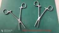 Em Kelly Haemostatic forcep STR(ตรง)CVD (โค้ง) 14 cm.