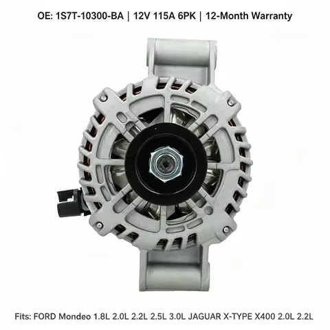 Car Alternator 1S7T‑10300‑BA C2S27198 8440N 12V 115A 6PK for FORD Mondeo MK3 2000‑2007 JAGUAR X‑TYPE