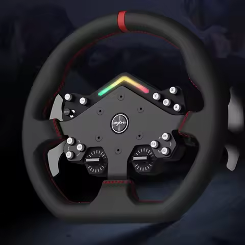 220v Electric V12lite Racing Game Steering Wheel Direct Drive Simulator PS4/5 Horizon Computer Game 