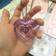 Transparent Keychain Jewelry Gift Charm Acrylic Key Chain Acrylic Key Chain Bag Pendant Heart Keychain