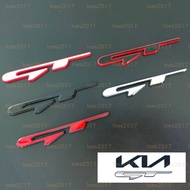 Black GT LINE KIA Car Label Rear Side Word STONIC PICANTO Ev6 SPORTAGE