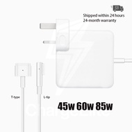 Magnetic L Tip / T Type Charger Cable, 45W 60W 85W Original Power Adapter for MacBook Pro 13 15 17 i
