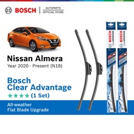 Bosch Clear Advantage U Hook Wiper Set for Nissan Almera N18 (26"/14") BCA