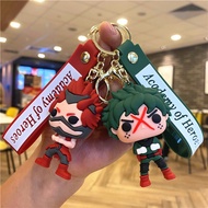 Cartoon Cartoon Anime My Hero Academia Keychain Midoriya Izuku Bakugo Katsuki Doll Charm