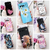 Google Pixel 6Pro GLUOG G8VOU GF5KQ Cover Google Pixel 6 Pro Case Luxury Butterfly Love Fashion Flow