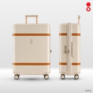 ECHOLAC (แอ็คโคแลค) | กระเป๋าเดินทางวินเทจพรีเมียม รุ่น DYNASTY VINTAGE PC237A | ซิป 2 ชั้นกันกรีด |