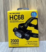 🔥全新行貨現貨🔥Nitecore HC68 電子變焦 2000lm 202米 聚泛光 紅光 USB-C 頭燈