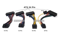 สายไฟ แปลง เพาเวอร์ ATX 24Pin Female to 10 /12 /14 / 8 Pin Male Adapter Power Supply Cable Cord 24พิน