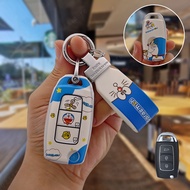 Cute Cartoon Car Key Cover For KD A28 NA28 VVDI Modified Flip 3 Button Remote Automotive Key Case ho