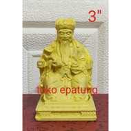 Earth God Statue / hok tek / ta pe kong - Ruyi - Wood - 3 inch / 7 cm