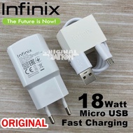 Infinix Travel Charger 18 Watt Micro USB Original Fast Charging For Smart 2 Smart 2 HD Smart 2 Pro S