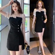 Set Bộ Nữ Short Tay Voan Phối Nút Ngọc Trai Cao Cấp - Glady G61 - Set Bộ Nữ Kiểu Đi Chơi Đi Tiệc Đi