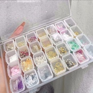 28 Grid Jewelry Storage Box Empty Box Plum Storage Box Tool Storage Box