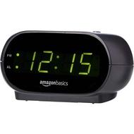 AmazonBasicsSmallDigitalOvalAlarmClockwithLEDDisplay,Nightlight,SnoozeFunction&BatteryBackup,,4.5x3.