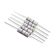 CHIP 10pcs 5W Carbon Film Resistor 5% 0.1R~1M 0.2 0.47 2.2R 10R 22 47 51 3.3 33 5.1 470R 1K 4.7  47K
