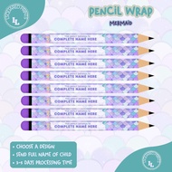 Pencil Wrap | Pencil Sticker (Vinyl)