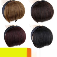 Wig / Rambut Palsu Wig Wanita Rambut Manusia Asli Band Poni Wig Pendek