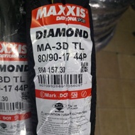TAYAR TYRE MAXXIS MAXIS DIAMOND BUNGA MA3D MA-3D TUBELESS 80/90-17 2019 Y15ZR EX5 LC135 WAVE DASH FU