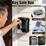Lock Box AirBnb Key Safe Numbering 4 Digits Wall Mount forCOD Locker Password Lock
