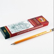 01 Czech pencil 2B, 6B, HB - or 01 2B TL pencil, 2B Deli 3-sided pencil, 2B Flex