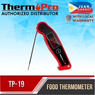 ThermoPro TP-19 TP19 Waterproof Digital Meat Thermometer for Grilling with Ambidextrous Backlit & Th