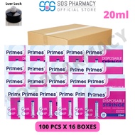 Aros/Primes Disposable Syringe Luer Lock 20ml (50Pcs x 16 Boxes) 1 Carton