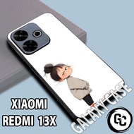Softcase glossy REDMI 13X/case REDMI 13X Girls/case REDMI 13X glitter/casing REDMI 13X glitter