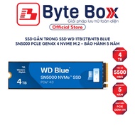 Internal SSD WD 500GB/1TB/2TB/4TB Blue SN5000 PCle Gen4x 4 NVMe M.2 -