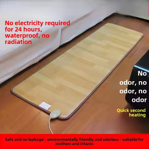 Graphene carbon crystal floor pad heating floor mat living room yoga heating floor pad heating blank