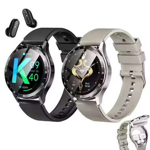New X10 2 in 1 Smart Watch With Earbuds Smartwatch TWS Bluetooth Earphone Heart Rate Monitor Sports 