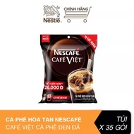 [ĐEN BỊT] Cà phê hòa tan Nescafé café Việt cà phê đen đá (Túi 35 gói x 16g)