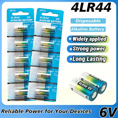 4LR44 6V Alkaline Battery for Car Remote and Dog Training Collar Replacement for 476A L1325 2CR1-3N 