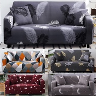 1/2/3/4 Seater Sofa Cover L Shape Slipcover Stretch Sofa Cushion Cover Protector Sarung Sofa Sofa Kusyen Cover