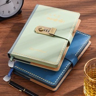 New Product Ready Stock A5 password diary notebook notebook with lock Thickened Antique password not