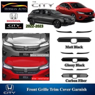 HermanAuto Honda City RS GN2 Hatchback City 2021 2022 2023 Front Grille Trim Cover Garnish Accessori
