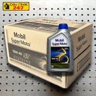 Thùng nhớt Mobil Super Moto 10w40 800ml