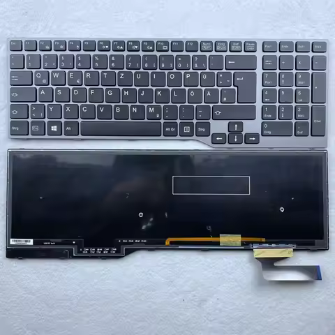Germany Backlit Keyboard For Fujistu E754 Lifebook E753 E756 E557 E554 E556 CELSIUS H730 H760 H770 S