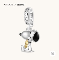 Gnoce Peanuts Snoopy & Woodstock Hugging Pendant Dangle Charm