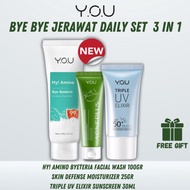 YOU Bye-Bye jerawat daily Acne set 3 in 1 - Paket skincare jerawat