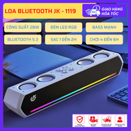 Loa Máy Tính Gaming Soundbar Bluetooth Để Bàn Màu Trắng JK-1119 Led Rgb Loa Vi Tính Âm Thanh Hay Bas