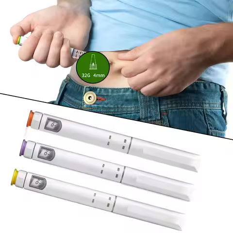 Disposable Sterile Injection Pen Insulin Injection Pen Adjustable Growth Hormone Dose 60U with 3Ml C