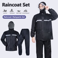 🔥High Quality Motorcycle Rain Coat Waterproof Baju Hujan Motor Bicycle Outdoor Raincoat Motorbike Ra