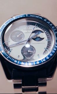 OMEGA X Swatch Blue Supermoon 藍月 手錶 金屬錶框＋007米蘭錶帶