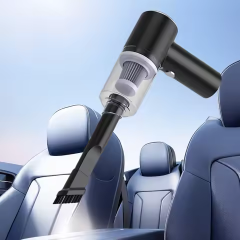 6000Pa Dust Catcher 120W Mini Portable Cleaner Strong Suction Fully Automatic Power Cleaning Applian