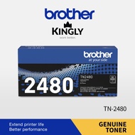 Genuine Brother TN-2480 Toner Cartridge - TN2480 and DR-2455 Drum Black Toner High Yield 3,000 Pages